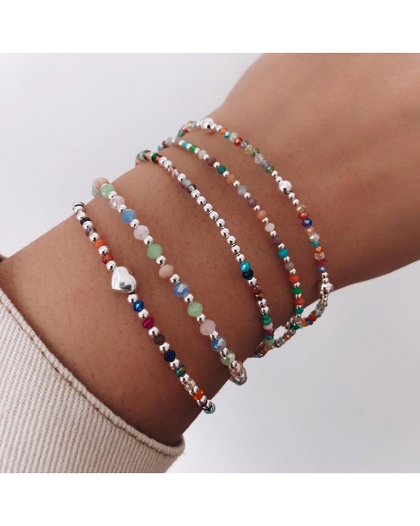 ( PP773 ) Pulsera con Cristales P.925