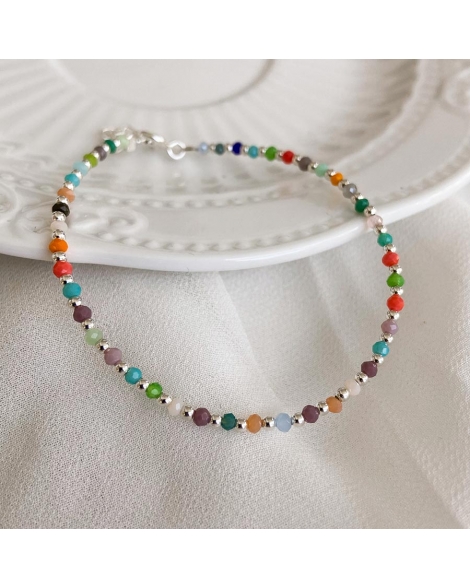 ( PP773 ) Pulsera con Cristales P.925